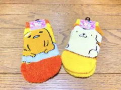 サンリオもこもこ靴下　ポムポムプリンもこもこ靴下　ぐでたまもこもこ靴下