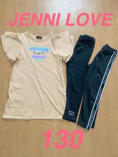 JENNILOVE半袖ワンピース、接触冷感レギンス2枚セット　130