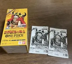 ワンピースカード 世界最強の戦士 1BOX プロモ2P - メルカリ
