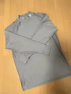 FJ グレー 長袖ハイネックシャツ【美品】サイズＬ