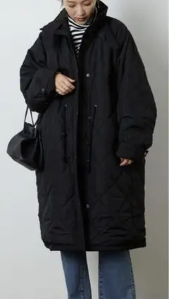 フリークスストア　リバーシブルロングコート　キルティング