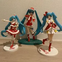 初音ミク フィギュア 3体セット（歴代クリスマスVer.）SEGA SPM