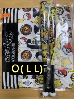 阪神タイガース　ポケモンデザインユニフォーム総柄　ポケモン応援カンフーバット 阪神タイガース ポケモンデザインユニフォーム総柄 ポケモン応援