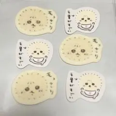 ちいかわベビー フレークシール（ラッコ みんな3枚＋おかお3枚 計4枚）