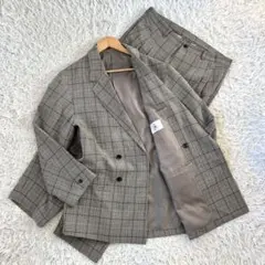 春夏未使用タグ付】DAKS日本製コットン天竺ZIPアップブルゾンMチャコ 