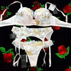 新品・タグ付き☆ワコール☆サルート☆キューバ☆ＰＩ☆Ｅ７０＆ソングＭ＆ガーター