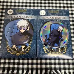 呪術廻戦　トレーディング缶バッジ　Blue 五条悟　箔押し　ホログラム