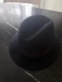 Borsalino フェルトハット ネイビー　濃紺　サイズ58のサムネイル