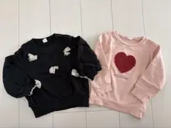 女の子　トレーナー　2点セット Cottoli しまむら