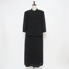 美品 LAPINE セットアップ 夏用喪服 礼服 七分袖 サイズ13*FD458