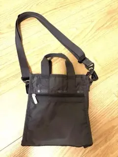 レスポートサック　ナイロンショルダーバッグ グレー