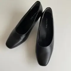 アシックス asics Lady worker 黒 パンプス 23.5EEEE