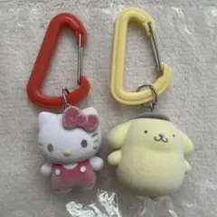 サンリオキャラクターズ　カラフルカラビナマスコットチャーム2点
