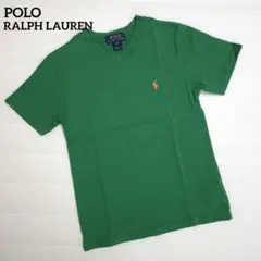 ポロラルフローレン 半袖 Tシャツ Vネック グリーン 140