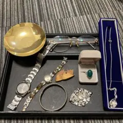 き*ら様 【生前整理・遺品整理】アクセサリーセット　金杯(24k GP) 時計ジ