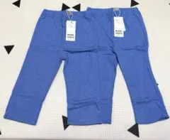 新品タグ付き！　プティマイン　7分丈レギンス　2枚セット