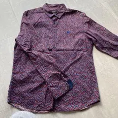 BLACK LABEL BURBERRY ハート柄長袖シャツ