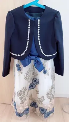 入学式　発表会　セレモニー　女の子ワンピース　ドレス　130cm フォーマル