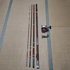 クエ竿 NFT 翔 スーパージャンボ 5.0m （カーボン❗）竿のみ出品。のサムネイル