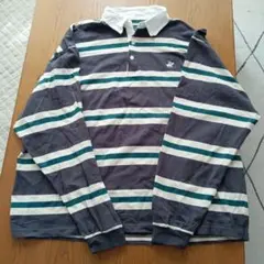 BEVERLY HILLS POLO CLUB 長袖ポロ　ラガーシャツ　LL