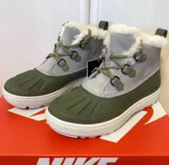 NIKE ウッドサイドチャッカ2 カーキ グレー 25センチ 防寒 ブーツ