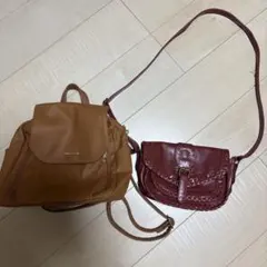HusHusH リュックサック とショルダーバッグ2点セットのサムネイル