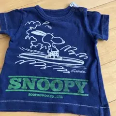 スヌーピー Tシャツ 90cm ネイビーのサムネイル
