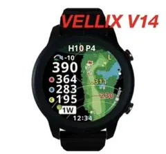 VELLIX V14 ゴルフ用GPSナビ 腕時計型 ブラック
