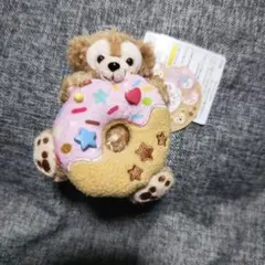 ダッフィー　ドーナツ　ぬいぐるみバッジ 20周年　フィルドウィズジョイ