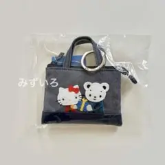 キティ　ファミリア　ミニデニムバッグ
