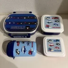 ミキハウス ダブルB お弁当箱 ランチボックス 4点セット