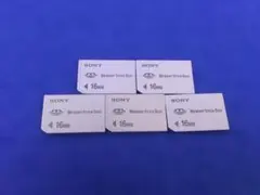 C433 SONY メモリースティックデュオ 16MB 5枚