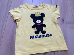 美品 Mikihouse イエロー Tシャツ 80cm 半袖 ミキハウス