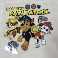 【再入荷／ラスト2】パウパトロール アイロンシート