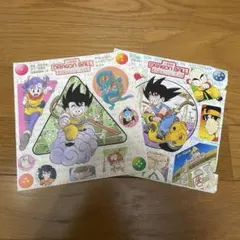 週刊少年ジャンプ ドラゴンボール とじ込み付録驚天動地シール 2枚