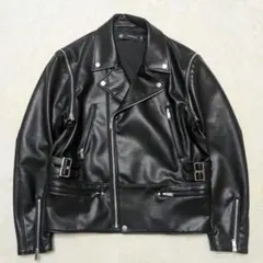 GU x UNDERCOVER ダブルライダースジャケット M
