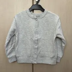 チャオパニックティピーグレー ボタン付きカーディガン Lサイズ