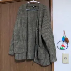 オリーブグリーン カーディガン Sサイズ