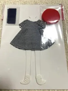 リトルファクトリー　リカちゃん　ボーダーワンピースセット