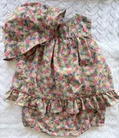 Ralph Lauren 花柄ワンピースと帽子セット