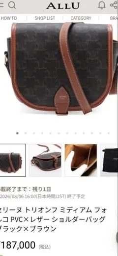 CELINE トリオンフ ミディアム フォルコ バッグのサムネイル