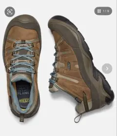 KEEN トレッキングシューズ ブラウンのサムネイル