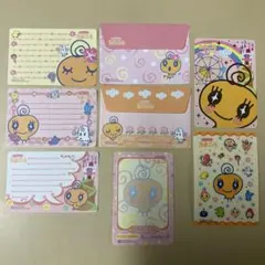 たまごっちめめっちメモ用紙セットミニ便箋、封筒，カード、シール平成レトロ！
