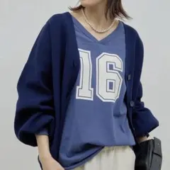 GALLARDAGALANTE Vネックカットソー(長袖)のサムネイル