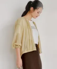 green label relaxing シアクロス ドルマン ブルゾンのサムネイル