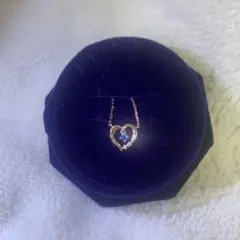 4°C K10 ピンクゴールドネックレス　9月誕生石