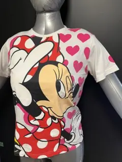 ミニー・マウス ハート柄 Tシャツ　TDR 150