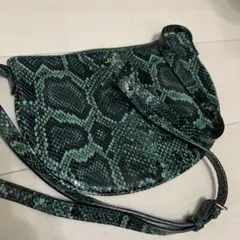 美品　APC アーペーセー ショルダーバッグ　パイソン　レザー　クロスボディ