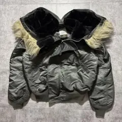 90s alpha n2b short flight jacket USA製