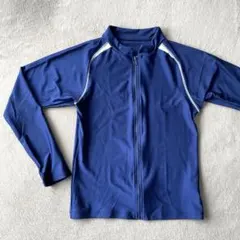 【スクール】ラッシュガード ジッパー付き ジュニアサイズのL